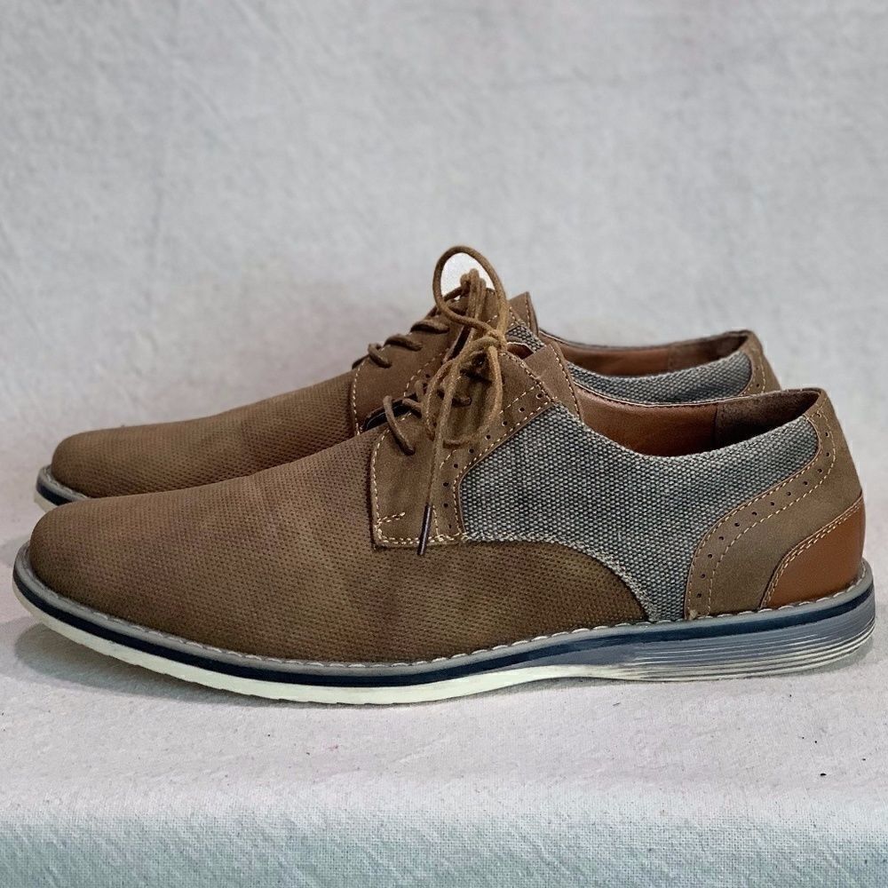 La Milano Canvas Oxfords Mens Size 9.5M - Picture 4 of 16